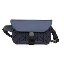 Rhombus Pattern Men's Casual Sling Shoulder Bag - Multicolor - View 15