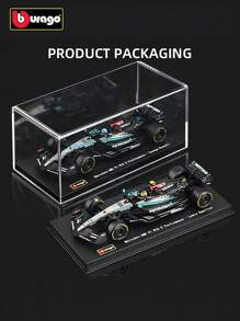 Burago Bburago 1:43 2024 Mercedes AMG F1 W15 #44 Modelo de carro NOVO NA CAIXA Coleções de veículos para brincar