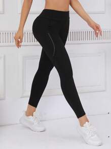 High Waist Slimming Leggings For Women, Soft & Stretchy Fabric, Quick Drying Breathable 4-Way Stretch Pants For Hiking, Running, Cycling, Yoga, Sports And Casual Wear