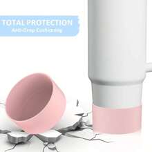 3 miếng silicon bảo vệ cho cốc 40oz 30oz có tay cầm và cốc IceFlow 20oz 30oz, miếng bảo vệ đáy bình nước cho phụ kiện cốc - Nhiều màu - Xem 2