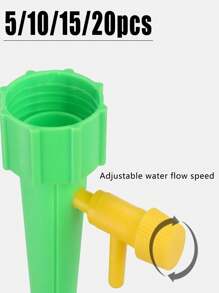 5/10/15/20 件自动滴灌钉，植物浇水工具，灌溉系统，园艺用品，可调节家用自动浇水装置 - 彩色 - 查看 7