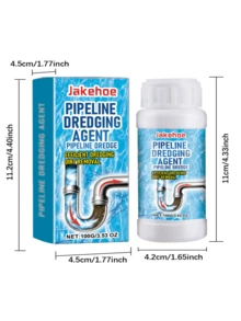 Drain Cleaner - Fast Acting Drain Cleaner For Kitchen And Bathroom, 100ml - Effectively Removes Clogs And Debris, Safe For Pipes - Multicolor - View 3