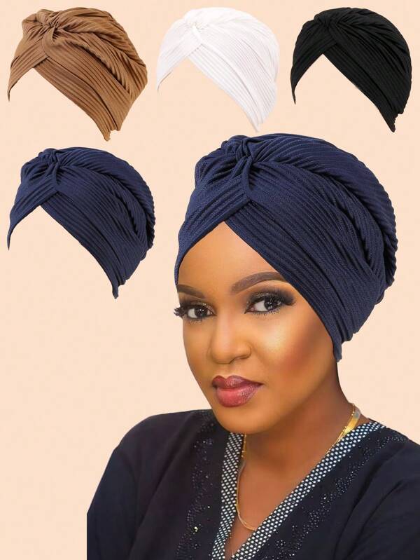 1pc Minimalist Solid Color Beanie Hat, Flattering Design For Daily Use