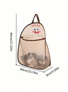 1pc Hanging Mesh Storage Bag, Polyester Breathable & Washable Laundry Organizer, Wall-Mounted Underwear & Socks Sorting Pouch Laundry Bag Bathroom Organizer Bathroom Bedroom Home Kitchen Organization Closet Organizer School Dorm Essentials Clothes Organizer College