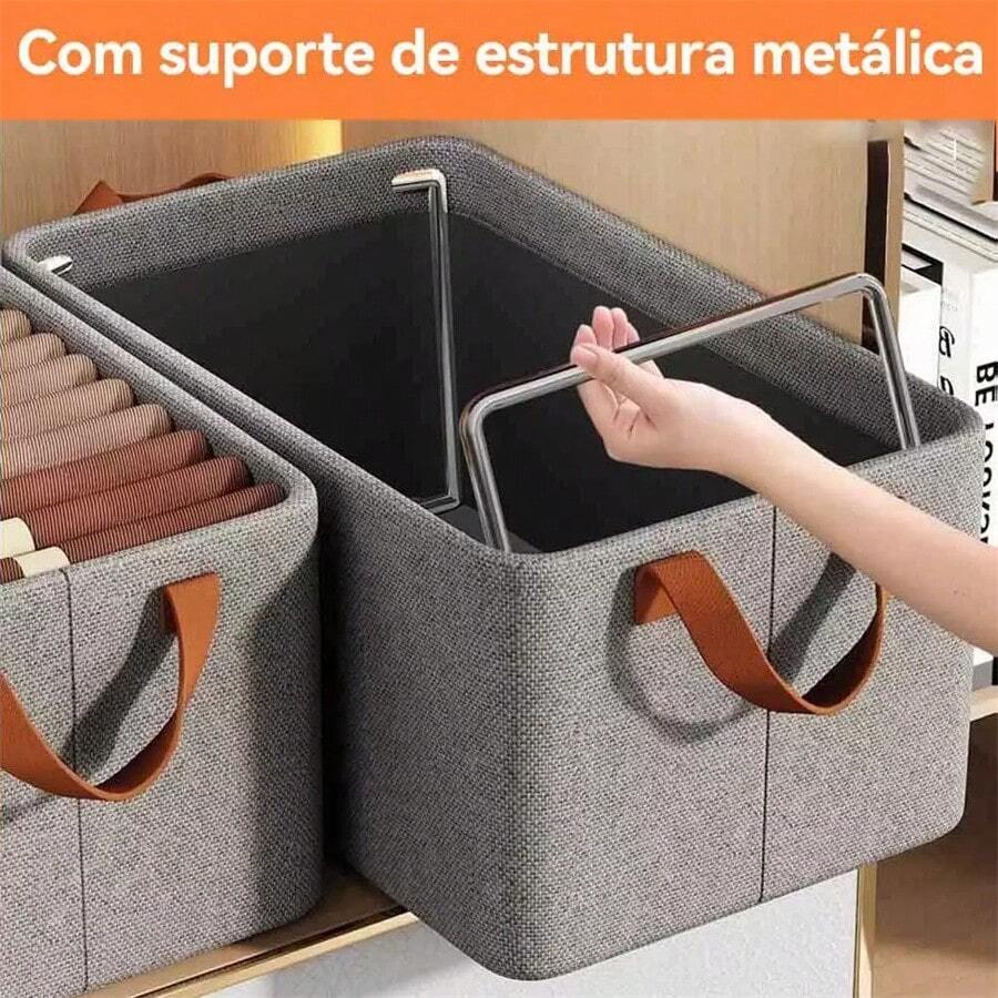 Tidy Clothes Storage Box Grid For Underwear And Pants - 灰色 - 查看 1