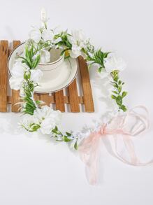 1 件女孩公主花环海边度假花环可爱甜美头带 Playa Rave 配饰女孩发饰 - 花環 - 查看 7