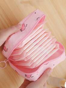 1pc Sanitary Pad Travel Storage Bag, Home Sanitary Pad Storage Box, Student Back To School Sanitary Pad Storage Bag, Large Capacity Sanitary Pad Student Storage Bag, Mini Sanitary Pad Storage Bag, Sanitary Pad Storage Organizer Box, Ladies Menstrual Products