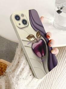 穿孔边缘苹果喷漆防震手机壳 兼容 16/ 16 Pro/ 16 Plus/ 16 Pro Max、P14 Pro Max、P13 卡通、P11 喷漆、P12 防摔、XR 卡通、7 8 GES2、XS、适用于 P15 系列、Redmi 系列防水防刮 - 彩色 - 查看 4