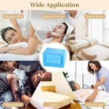 Disposable Bed Sheets 31" X 71" Massage Bed Sheets Non-Woven Fabric SPA Bed Cover Breathable Suitable For Massage, Beauty, Tattoo (Blue) - Multicolor - View 6