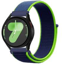 尼龙表带与华为兼容，与三星 Galaxy Watch 6/5/4 40mm 44mm/Watch 6 Classic 43mm 47mm/Watch 5 Pro 45mm/Watch 4 Classic 42mm 46mm、20mm 22mm 快拆替换运动表带 ﻿ 作为送给返校学生的礼物 - 20mm - 查看 11