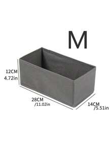 1pc Socks And Underwear Storage Box, 24-Grid Foldable Drawer Divider Organizer Separating Basket For Closet, Saving Space For Home Wardrobe, Bedroom Accessories Organizer Decorations Decor Festival Decor Room Decor Home Decor Decor Bedroom Decor Dress Pants Shoes Jeans Boots Skirt