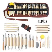 Ceramic-Ton-Sculpture-Tools-Set, 8–61 Pieces/Set, Ceramic-Wax-Ton-Sculpture-Tools For Artistic Crafts, Ceramic-Sculpture-Modeling-Tools-Set - 13pcs - View 5