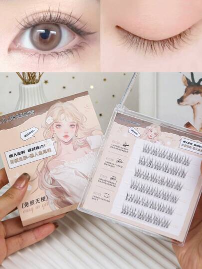 36 عنقود فردي، طول 11 مم، سمك 0.07 مم، تصميم ذيل السمكة، تقاطع 11 مم، رموش مطعمة DIY، عناقيد رموش فردية، مظهر طبيعي، تطعيم يدوي، عناقيد رموش، رموش مستعارة فردية، خفيفة الوبر، طويلة الأمد، هدية للنساء والفتيات، رموش مانجا، عناقيد رموش طبيعية، عناقيد رموش العين، رموش مستعارة فردية، رموش، رموش مزيفة