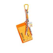 Giá đỡ thẻ trong suốt bằng nhựa PVC thích hợp cho thẻ xe buýt, thẻ ăn, thẻ kiểm soát ra vào. Có kèm đồ trang trí treo, dùng làm phụ kiện thời trang cho cả túi xách và ba lô của nam và nữ. Ví đựng thẻ cho nữ - Nhiều màu - Xem 15