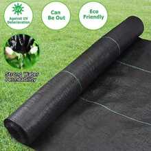NetHong Anti We Ed Membrane Heavy Duty We Ed Control Fabric Landscape Garden Ground Cover - Black - View 2