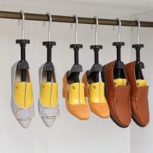 1 件可调节多功能鞋撑 - 男女皆宜，长度和宽度可调，防止折痕和变形，适用于运动鞋、合成皮革、休闲鞋 - 黃色 - 查看 3