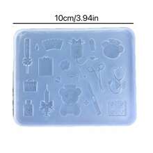 Bear Doctor Resin Casting Mold, Silicone Mold Accessories, Resin Liquid Mold, Resin Keychain Silicone Mold, Resin Molds - Silicone - View 4