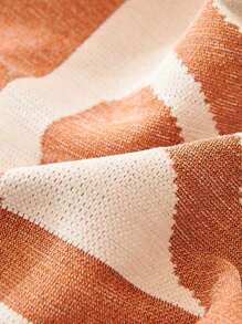 1pc Multifunctional Bohemian Style Sofa Cover - Anti-Scratch And Non-Slip, Ideal For Home Decor And Daily Use, Comfortable Furniture Protector Suitable For Living Room And Bedroom - Orange - View 8