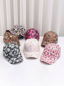 1pc Women's Breathable Baseball Cap, Graphic Printed Boho Style Polyester - Multicolor - View 1