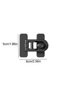 1pc Oven Door Lock, Rotate Type No Drilling Needed, Lock For Kitchen, Microwave, Child Protection - 1pc - View 6