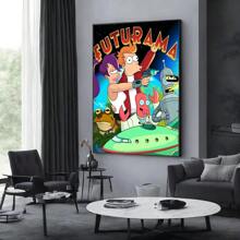 1 tấm áp phích nghệ thuật treo tường không khung Pop F. Futurama B-Bender Anime tự làm áp phích quán cà phê trang trí nhà cửa khung tùy chọn - Nhiều màu - Xem 27