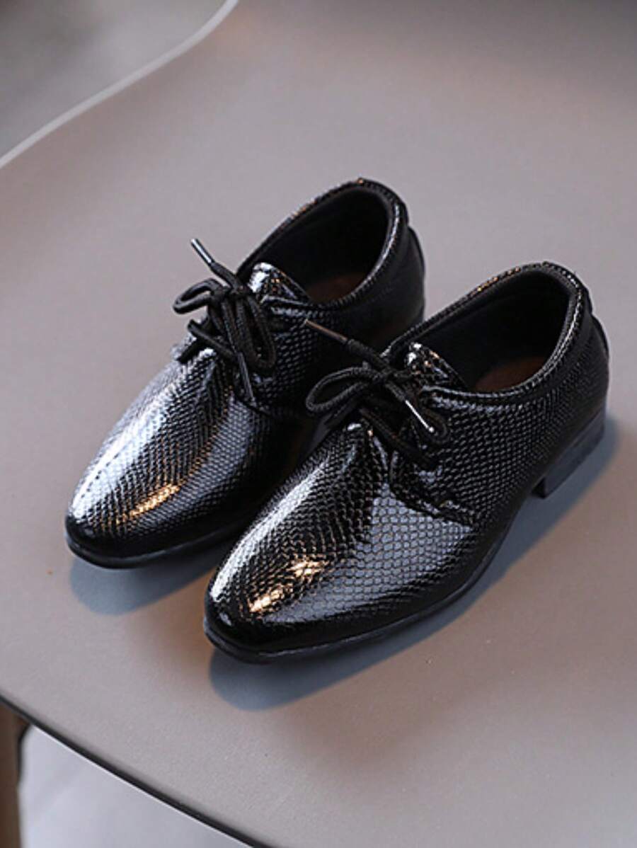 Boys' Fashion Party Loafer Shoes, Casual Comfortable - Black - View 1