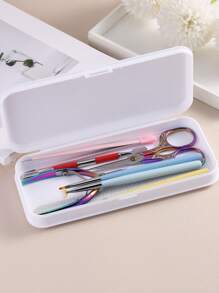 Multi-Functional Tool Storage Box | Pink, White, Green, Beige Nail Art Tool Storage Box, Candy-Colored Portable Storage Box For Nail Tools, Jewelry, Cosmetics And Other Small Items, Nail Salon Home Studio Storage Box - Multicolor - View 8