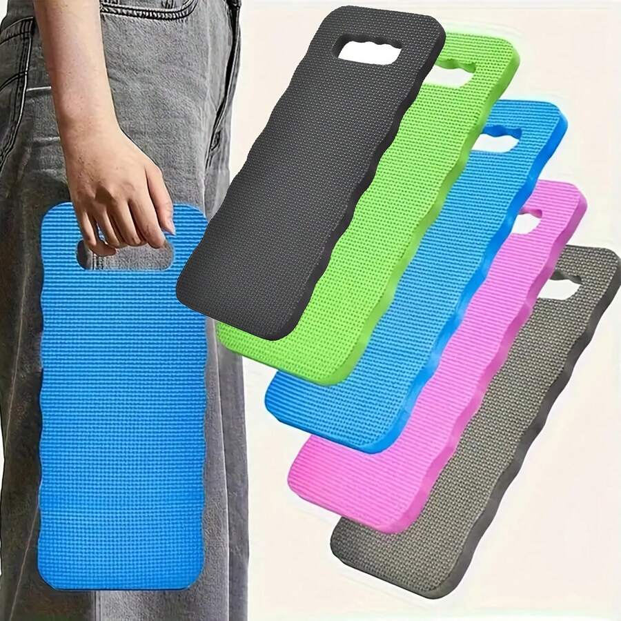 1 pieza Rodillera de espuma antideslizante y multicolor, impermeable, duradera y cómoda, ideal para jardinería, yoga, reparación de automóviles y uso en el baño