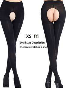 1条大码开裆120D连裤袜，塑形显瘦，穿着舒适性感，适合体重200磅以上的女性，有两种厚度可选，适合春夏穿着，舒适保暖。 - 彩色 - 查看 12