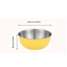 1/3pcs Baking Utensils With Graduated Mixing Bowl Stainless Steel Salad Mixing Bowl For Food Storage Meal Preparation Salad And Other Kitchen Gadgets Kitchen Accessories