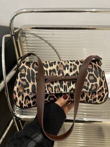 Retro Bowknot Decoration Flap Armpit Bag Asymmetric And Simple Shoulder Bag, Suitable For Shopping, Wallets, Shopping, Young Women, College Students, Newcomers, White-Collar Workers. They Are Very Suitable For Offices, Universities, Work, Business, Commuting, Outdoor Activities, Travel, And Outings - Multicolor - View 5