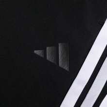 Adidas 女士健身裤，运动训练慢跑跑步长裤 JY7666 - 黑色/白 - 查看 6