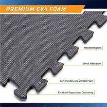 Marcy EVA Foam Interlocking Flooring Mat High Density Non-Slip Tiles For Fitness Equipment, Workout Cushion And Floor Protection
