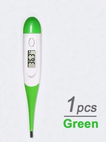 1 Pezzo Termometro per adulti, termometro digitale orale per la febbre che si legge in 10 secondi. Disponibile in più colori, materiale morbido e confortevole. Pratico da trasportare, adatto all'uso domestico o per i viaggi