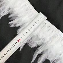 10个/包 彩色人造火鸡羽毛流苏，DIY手工材料，服装配饰，家居装饰 - 彩色 - 查看 8