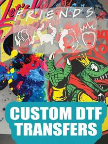 Custom Heat Transfer Stickers - Transform Your Designs Or Photos Into Colorful Iron-On Decals, For DIY T-Shirts, Pillow Decor, And Craft Clothing, Personalized Iron-On Patches, Suitable For T-Shirts, Pillows And Bags, PVC Material,Multi-Functional,Adjustable, ,Ornamental,Reusable,Breathable,Exquisite,Adorable,High-Quality,Modern,Colorful,Cute,Comfortable,Stylish,Soft,Custom,Personalized,Unique,Ideal Gifts For Him,Ideal Gifts For Her,Boyfriend,Girlfriend,Dad,Mom,Family,Friends,Son,Daughter,Office,Tea Room,School,Home,Home Refresh,Customized Stickers,Xmas Decoration,For Housewarming,Chic Design - Multicolor - View 6