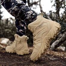 Men's Outdoor Leisure And Comfortable Short Hiking Boots, Lightweight And Fashionable Versatile Sports Shoes, Training Casual Shoes, Hiking Boots