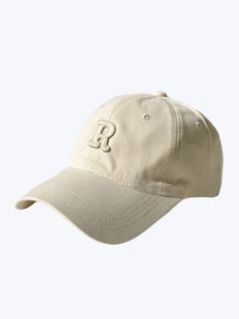 1st Dames/Heren Casual R-Geborduurde Vizierpet, Verstelbaar, Zonbescherming Voor Lente/Zomervakantie, Y2K Stijl