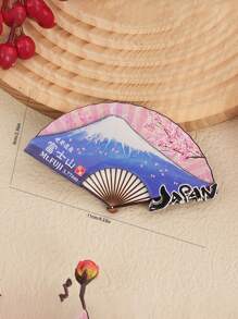 1 件日本城市 3D 环氧磁性冰箱贴