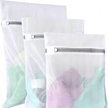 Washing Machine Laundry Bag, Fine Mesh Protective Lingerie Bag, Specialized For Washers, Anti-Deformation, Clothing Net Bag, Washing And Storage,Spring,Minimalist,Summer Tops - Grey - View 14