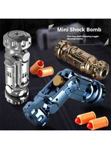 New - High-End EDC Shockwave Grenade Toy Pistol - Shockwave Grenade Model Gun - Rotating Anti-Stress Special Agent Toy - Ultra Long Range - Shell Ejecting Toy Gun - Birthday Gift - Easter Gift - Holiday Gift - Perfect Gift - Gift