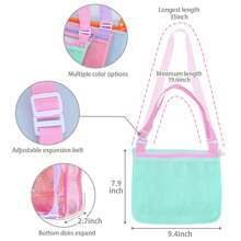 1pc Mesh Beach Bag, Kids Shell Storage Bag, Beach Shell Bag For Boys And Girls, Swimming Accessories, Suitable For 3-12 Years Old Children (The Bag Runs Small, Suitable For 2-12 Years Old Kids)