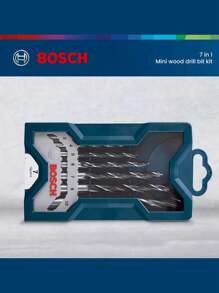Bosch MINI Wood Drill Bit Set 7 Pieces For Softwood/Hardwood (Ø 3/4/5/6/7/8/10 Mm) - Multicolor - View 5