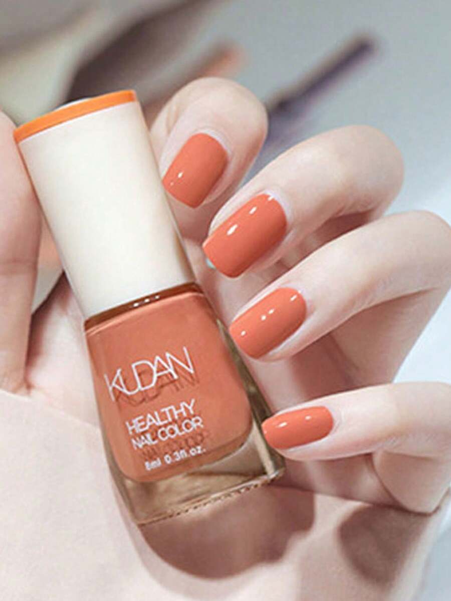 8mL Summer Breathable Nail Polish, Water-Based Gel, Long-Lasting, No Lamp Needed, Peelable, Quick Dry, Popular Colors, For Fingernails And Toenails