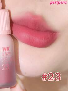 Peripera K-Beauty Ink Airy Velvet 唇彩，高色素色，持久，轻盈，无麸质，不含防腐剂，天鹅绒哑光唇膏，液体唇膏，顺滑，持久，韩国美容，韩国化妆品