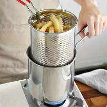 1 set, Préparez des repas délicieux frits avec cette casserole de friture japonaise Tempura - Parfaite pour les frites, le poulet et plus encore !