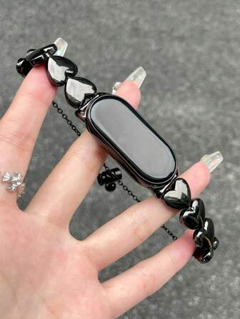 1pc Women's Heart-Shaped Bracelet Strap For Watch/ Band 8/9/NFC