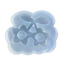 Molde de resina con diseños de estrella y cereza, molde de silicona, molde de pegamento de resina, molde de silicona para llaveros de resina, accesorios para moldes de resina