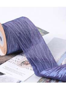 1 pieza Diadema con lazo de cinta de seda crujiente perlada, accesorio para el cabello DIY, caja de regalo, material de costura y manualidades para sombreros, bodas, cortinas - Multicolor - Ver 12