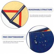 Portadiploma, portacertificado de graduación de alta calidad PU liso para hombres y mujeres, de vuelta a la escuela, útiles escolares